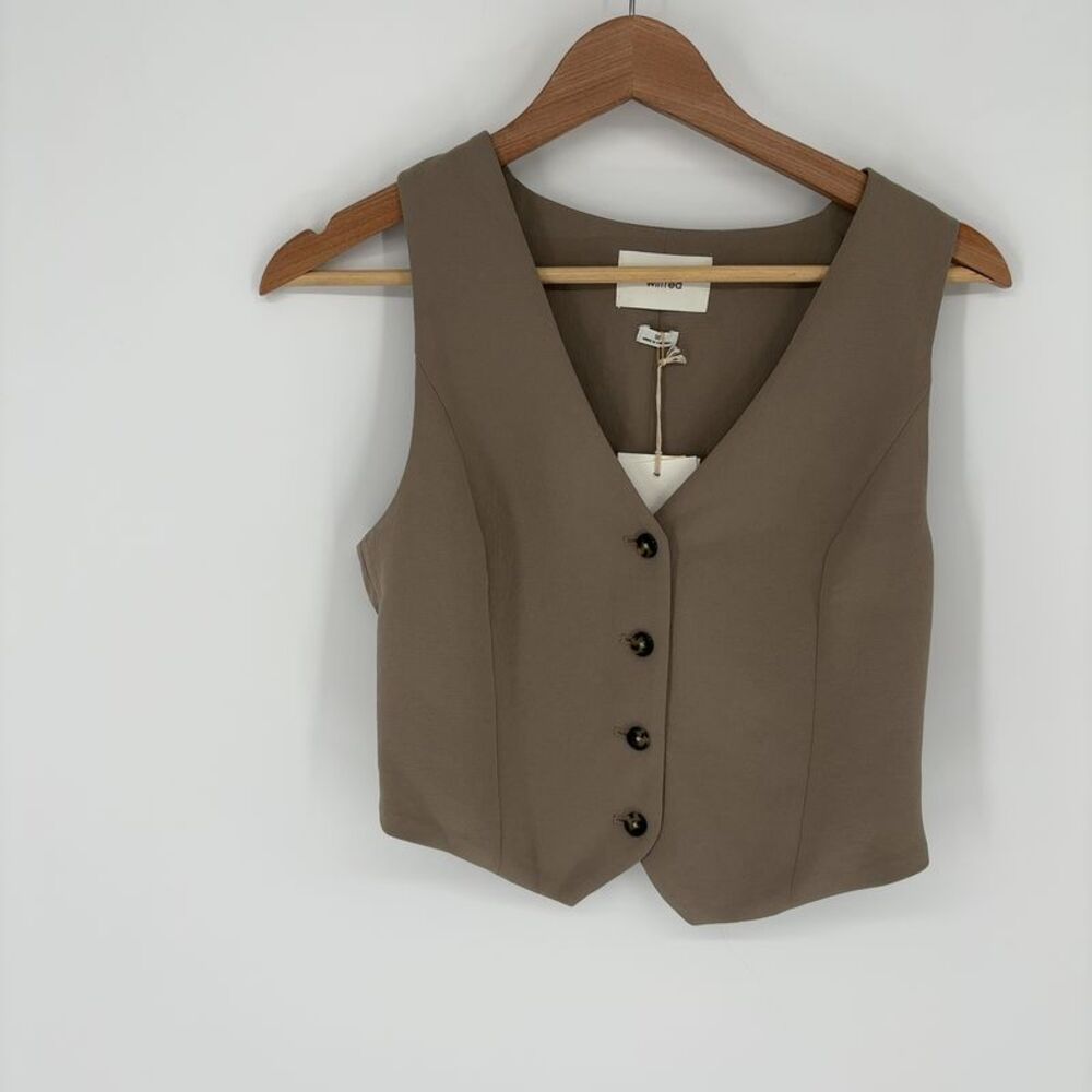 Aritzia Taupe Regal Vest